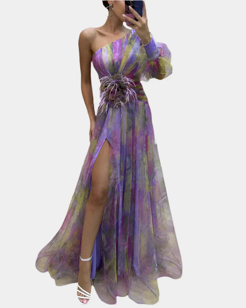 Romantic Dress with Slit