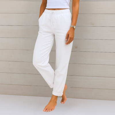 Anne | Premium Breathable Linen Stretch Trousers