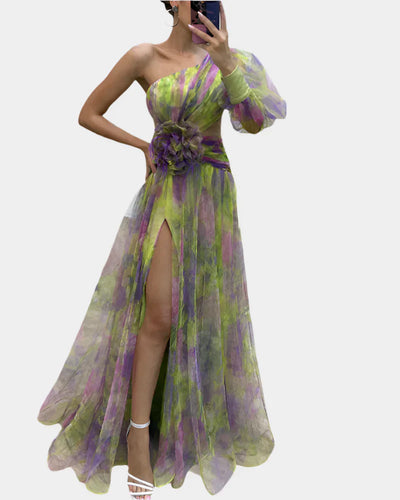 Romantic Dress with Slit