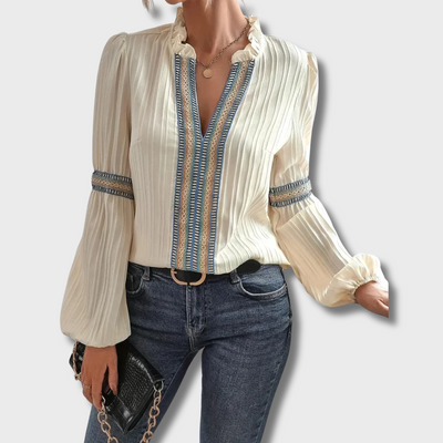Evania™ - V-Neck Blouse