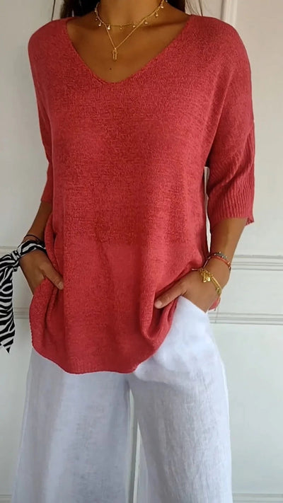Clovelly | Timeless V-Neck Top