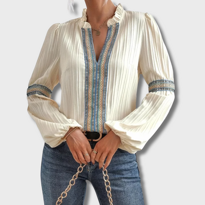 Evania™ - V-Neck Blouse