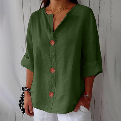 Caroline™ – Light and Airy Linen Shirt for Sunny Days