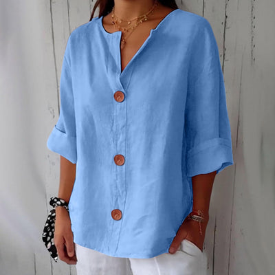 Caroline™ – Light and Airy Linen Shirt for Sunny Days