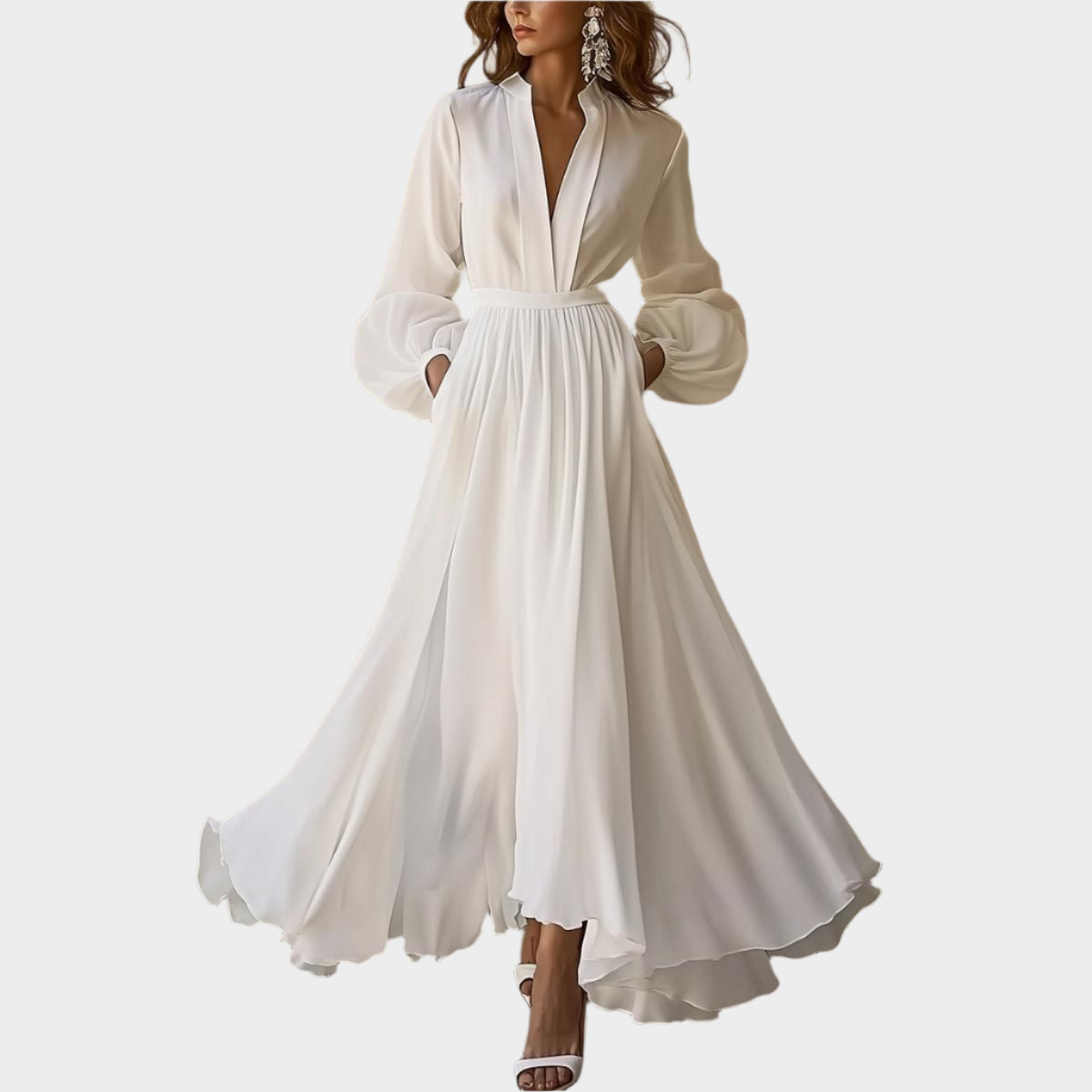 Classic White Maxi Dress