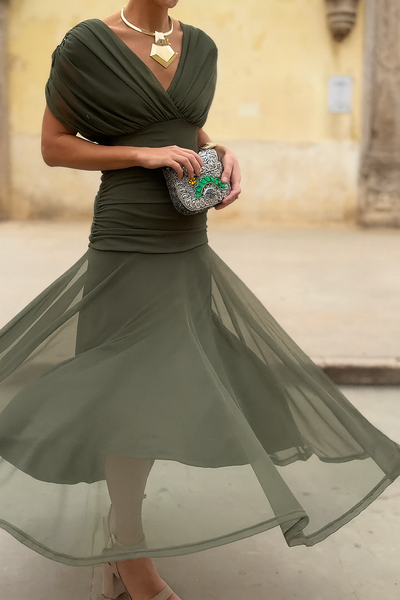 Evie | Elegant Mesh Dress