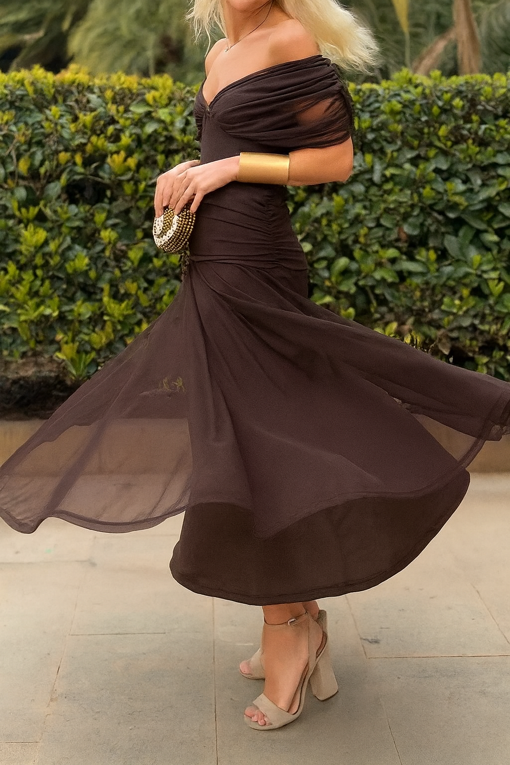 Evie | Elegant Mesh Dress