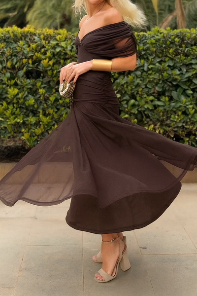 Evie | Elegant Mesh Dress