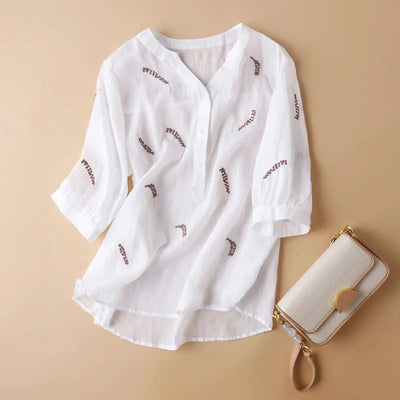 Simone | Light & Elegant Tummy Coverage Blouse