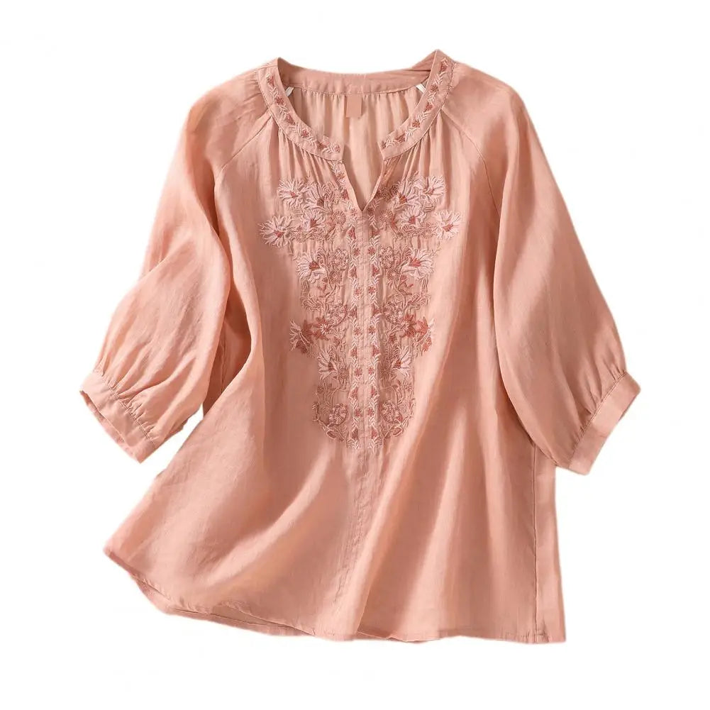 Amara | Elegant Flow Tummy Coverage Blouse