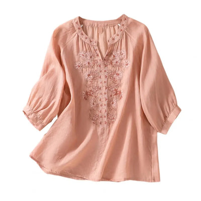 Amara | Elegant Flow Tummy Coverage Blouse