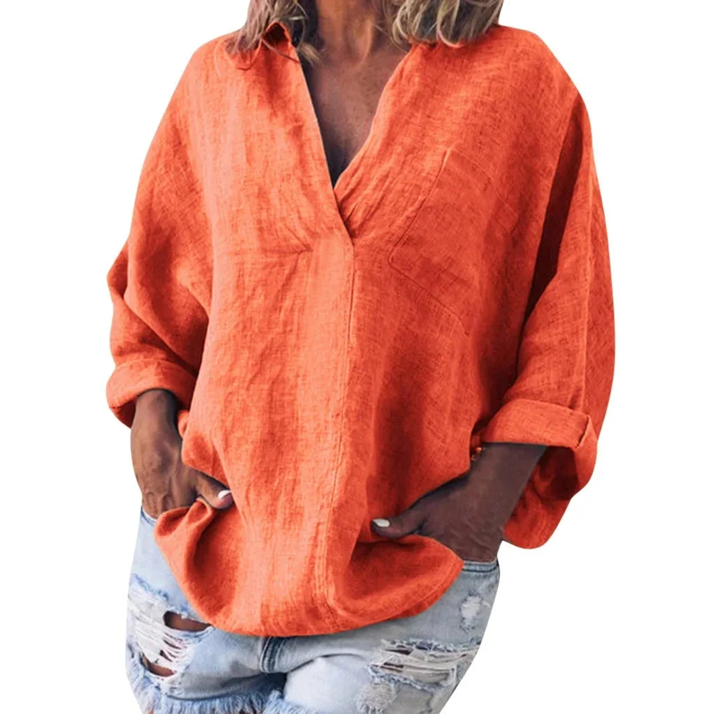 Floriana | Elegant Flow Tummy Coverage Blouse