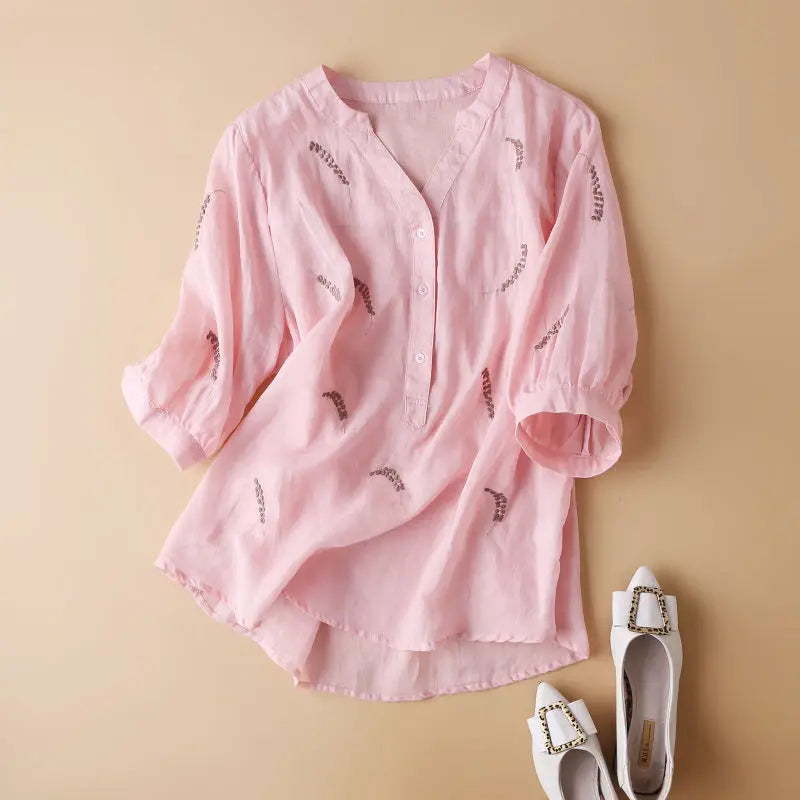 Simone | Light & Elegant Tummy Coverage Blouse