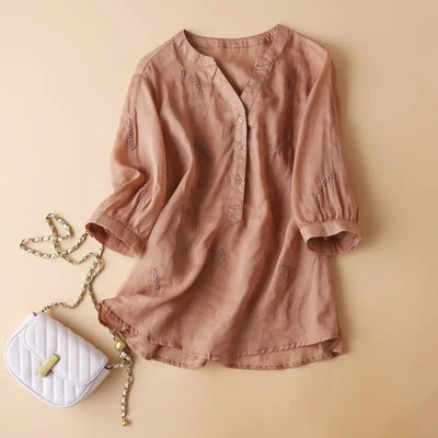 Simone | Light & Elegant Tummy Coverage Blouse