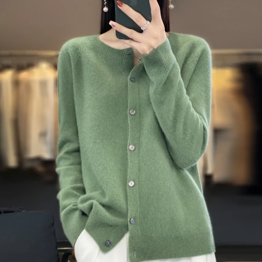 Annika™ | Woolen Cardigan