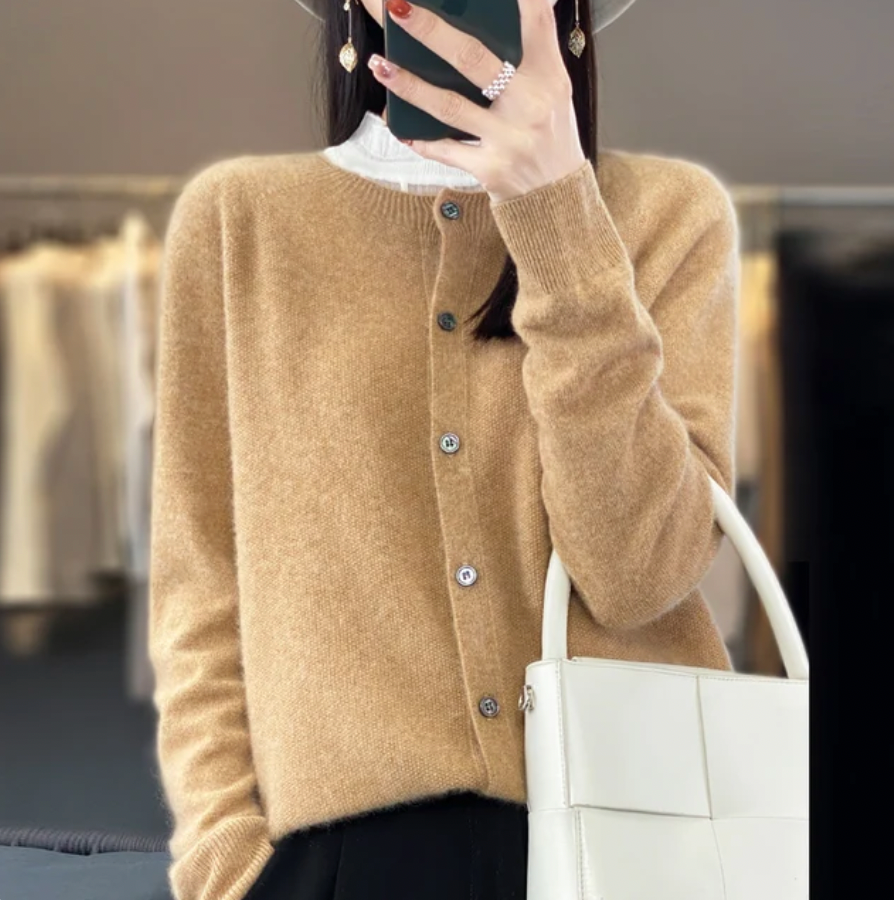 Annika™ | Woolen Cardigan