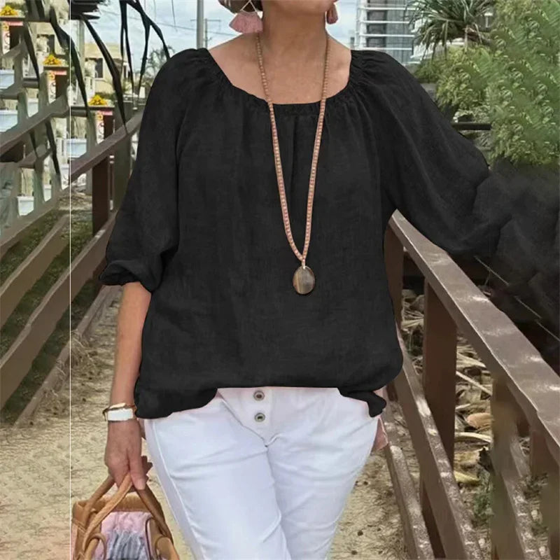 Eveline | Relaxed Tummy Coverage Blouse