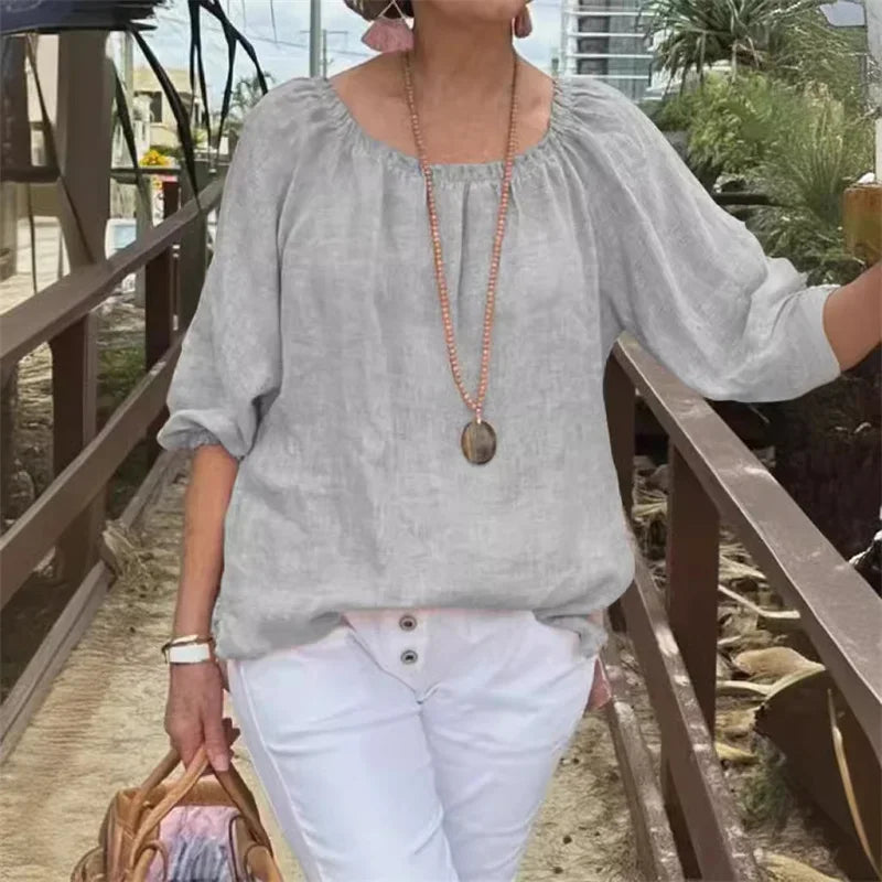 Eveline | Relaxed Tummy Coverage Blouse