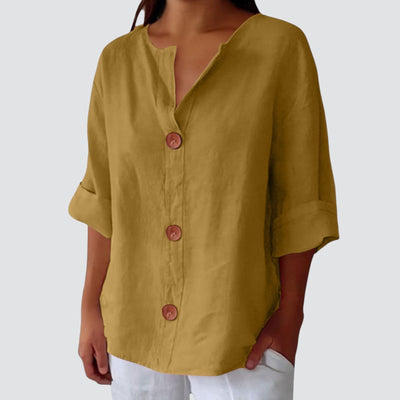 Caroline™ – Light and Airy Linen Shirt for Sunny Days