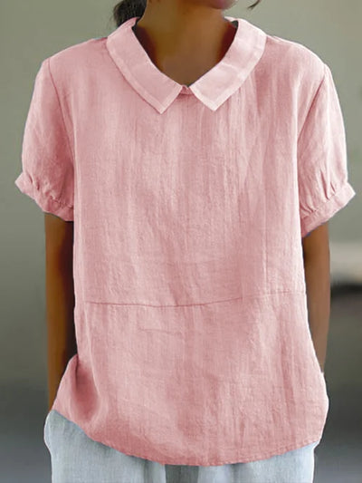 Deborah | Relaxed Fit Collared Blouse