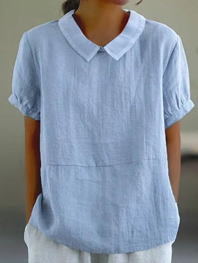 Deborah | Relaxed Fit Collared Blouse