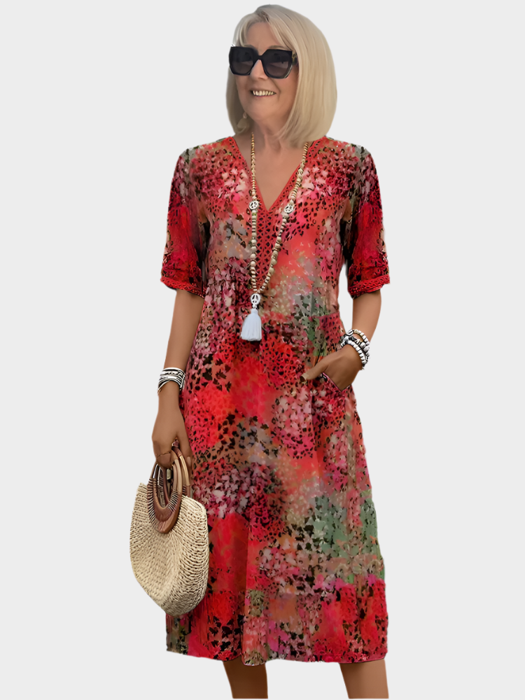 Live Midi Dress with Pockets