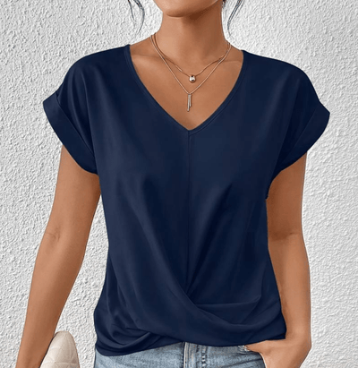 Ella | Tummy tucking V-neck top
