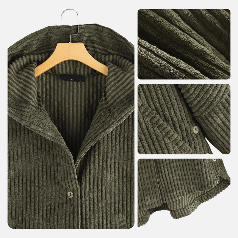 Dana™ - Ribbed Hooded Wrap.
